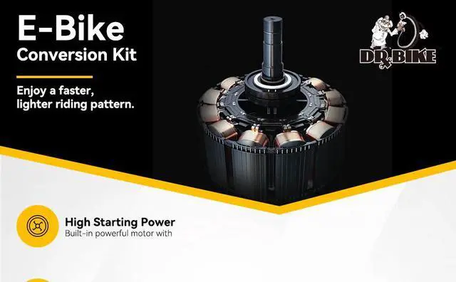 Main image of Joystar Electric Bike Conversion Kit 29" Wheel Set LED Display Electric Bike DIY Set
