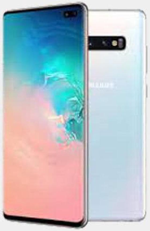 Alt view image 10 of 11 - Samsung Galaxy S10+ Plus 512GB / 8GB RAM SM-G975F Hybrid/Dual-SIM (No CDMA, GSM only) Factory Unlocked 4G/LTE Smartphone - Ceramic White