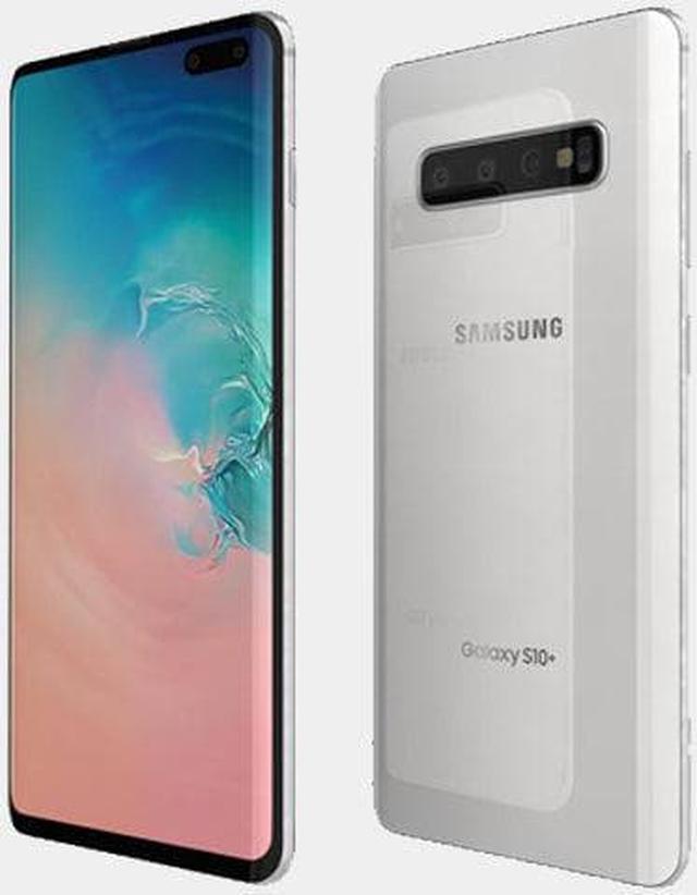 Alt view image 11 of 11 - Samsung Galaxy S10+ Plus 512GB / 8GB RAM SM-G975F Hybrid/Dual-SIM (No CDMA, GSM only) Factory Unlocked 4G/LTE Smartphone - Ceramic White