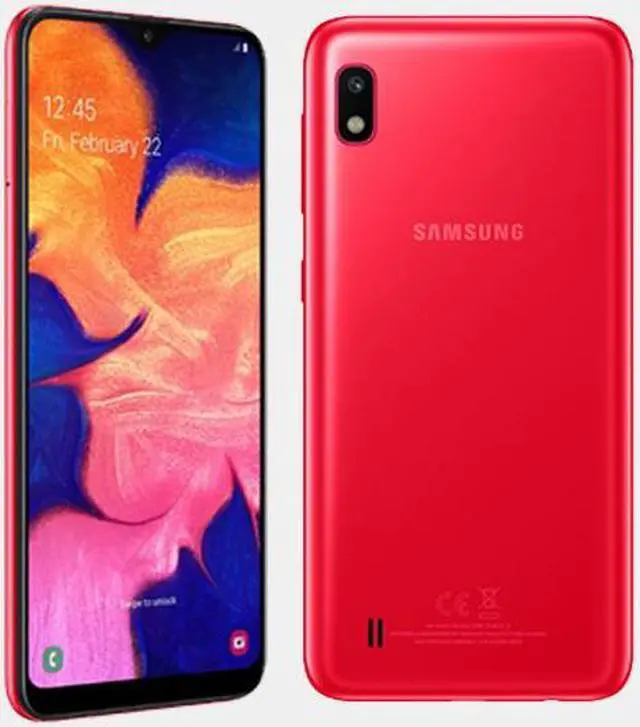 Alt view image 8 of 12 - Samsung Galaxy A10 A105M 32GB Duos GSM Unlocked Phone w/ 13MP Camera - Red