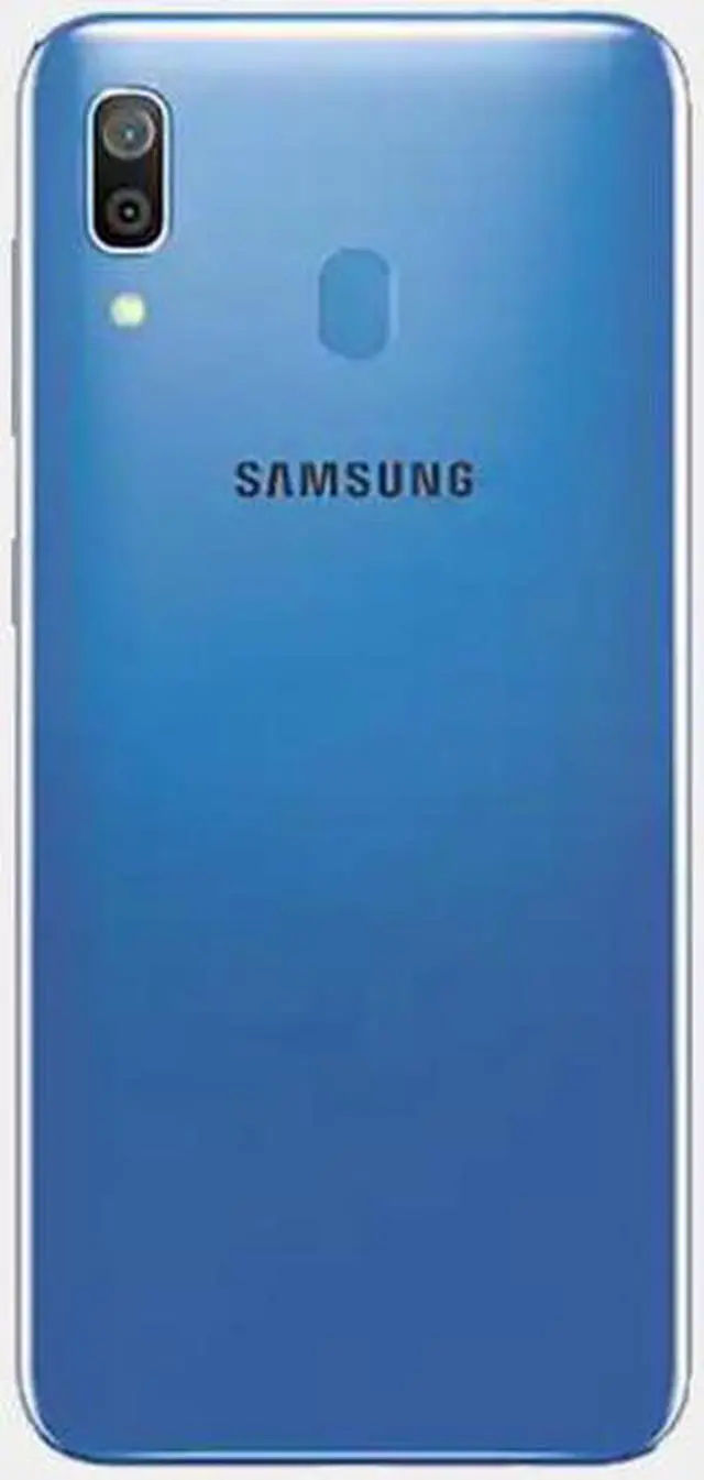 Alt view image 6 of 11 - Samsung Galaxy A30 A305G 32GB Duos GSM Unlocked Phone w/dual 16MP Camera - Blue