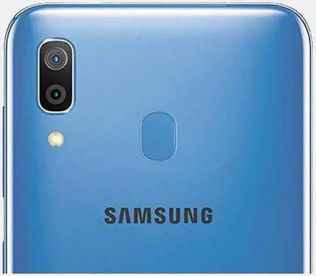 Alt view image 9 of 11 - Samsung Galaxy A30 A305G 32GB Duos GSM Unlocked Phone w/dual 16MP Camera - Blue