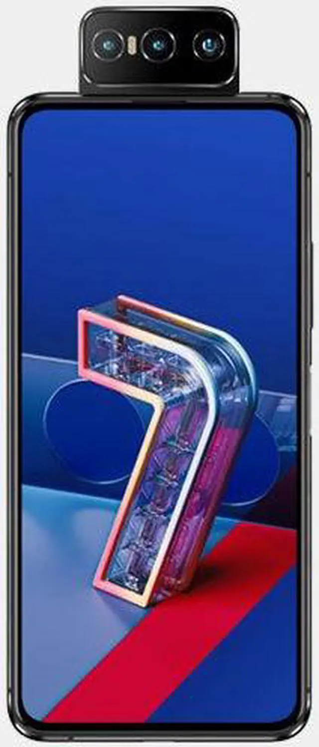 Alt view image 3 of 7 - ASUS Zenfone 7 Pro ZS671KS 5G Dual-SIM 256GB 8GB RAM Unlocked - Aurora Black