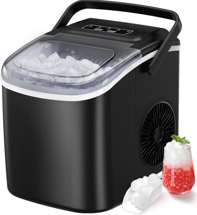Countertop Ice Maker Machine, Portable Self-Cleaning Ice Machine with