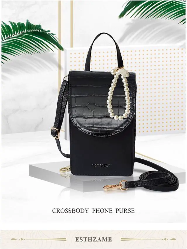 Alt view image 7 of 7 - Small Crossbody Bags Cellphone Purse Wallet with Card Slots Touch Screen Phone Bag for Women