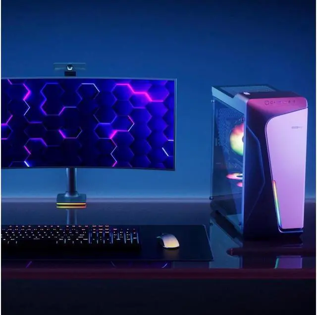 Alt view image 6 of 7 - IPASON - Gaming PC - Windows 11 Home - 12 th gen Intel i5 12400F - GeForce RTX 3050 8GB - 16GB(8*2) DDR4 3200MHz - 500GB M.2 NVMe SSD - Gaming desktop - WIFI