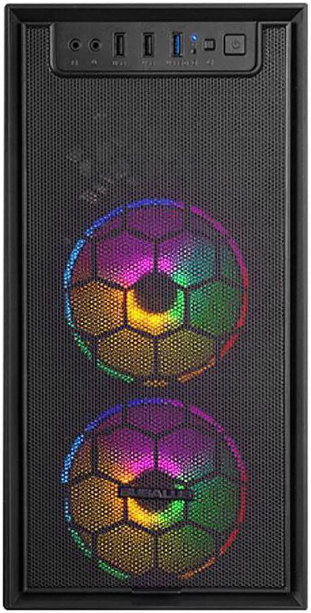 Alt view image 4 of 5 - IPASON - Gaming Desktop - Ryzen 5 2600 6 Core up to 3.9GHz - GT 1030 4GB - 240GB SSD - 1TB HDD - 8GB DDR4 - Windows 10 home - Gaming PC