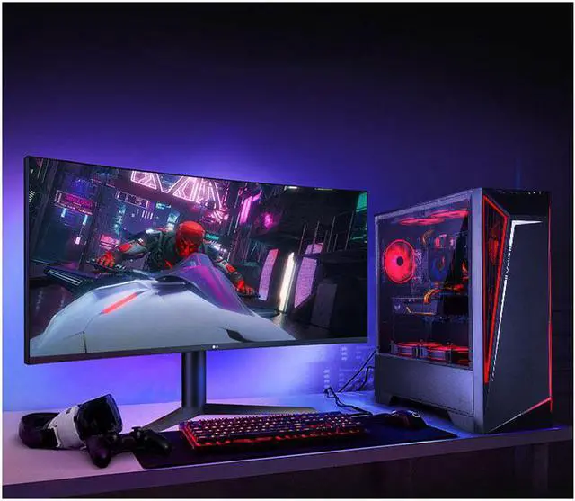 Alt view image 7 of 7 - IPASON - Gaming Desktop - Ryzen5 2600 up to 3.9GHz - GTX1050Ti 4GB - 8GB DDR4 3200MHz - 256GB SSD - 550W Power supply - Windows 10 home - RGB FANS - Gaming PC