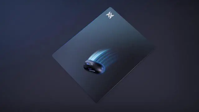 Alt view image 3 of 5 - IPASON yao tempered glass Gaming Mouse Pad| Professional Large Mouse Mat | 500 x 400 mm | Special Glass Surface with Improved Precision and Speed Black & White