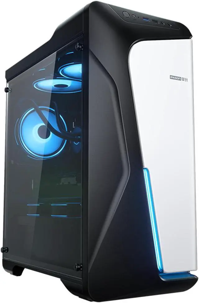 Alt view image 2 of 7 - IPASON - Gaming Desktop -Intel 12th i7 12700 (12 Core up to 4.9 GHz ) - - 512 GB M.2 NVMe - 32GB DDR4 3200MHz  -650w- Windows 11 home - Gaming PC