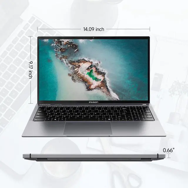 Alt view image 5 of 6 - IPASON MaxBook P1 Pro-IPS 15.6'' Laptop intel i3, 8G RAM, 256G SSD,win 11 home Notebook Computer Ultra Thin and Light Notebook Business Office Student
