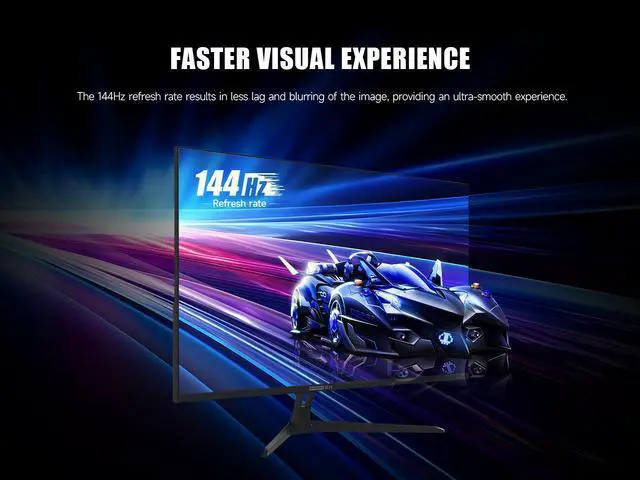 Alt view image 3 of 7 - IPASON Gaming Monitor 23.8  144HZ 1920*1080  resolution rate  , IPS Display, HDCP andG-Sync Ready, FreeSync Premium 100%sRGB, E2429G-Z