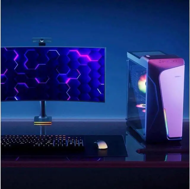 Alt view image 5 of 5 - IPASON   Gaming desktop    AMD Ryzen 7 5700G (up to 4.6GHz)   16GB DDR4 3200MHz    1TB M.2 NVMe    550W PSU    Windows 11 home    WIFI    Gaming PC