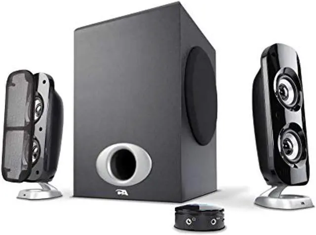 Alt view image 9 of 12 - Cyber Acoustics CA-3810 2.1 Speaker System 40 W RMS CA3810