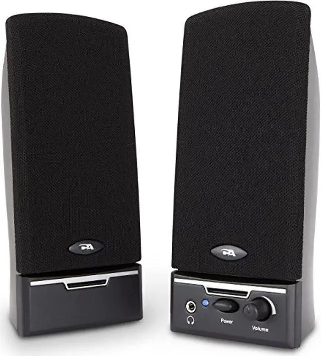Alt view image 19 of 19 - Cyber Acoustics CA-2014 multimedia desktop computer speakers - NEW