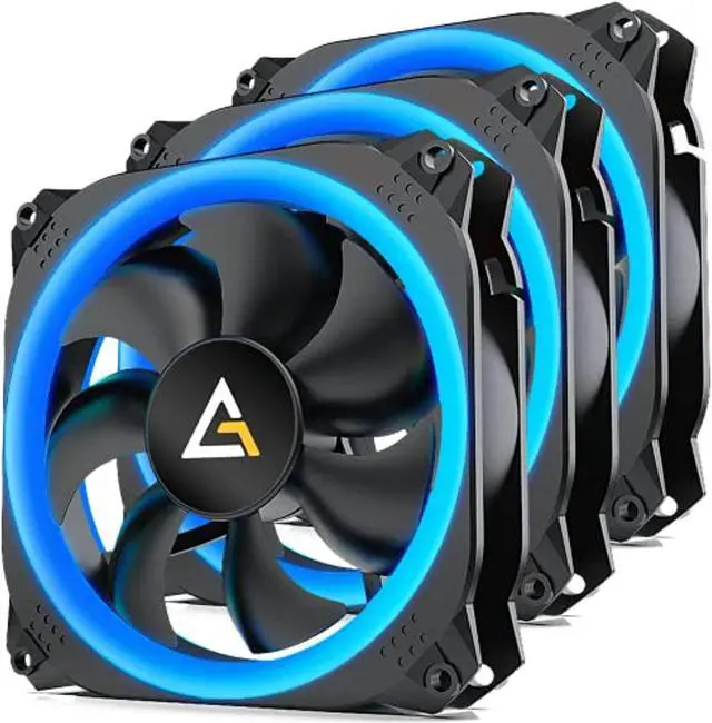 Alt view image 4 of 12 - antec spark 120mm rgb led case fan radiator,3 packs