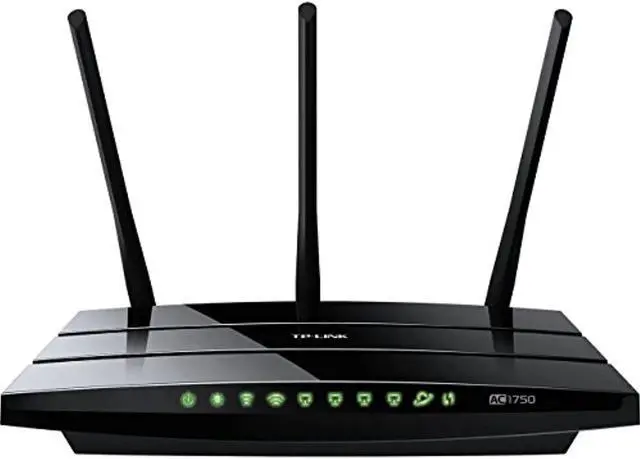 Alt view image 2 of 7 - tp-link archer c7 ac1750 dual band wireless ac gigabit router, 2.4ghz 450mbps+5ghz 1300mbps, 2 usb port, ipv6, guest network (c