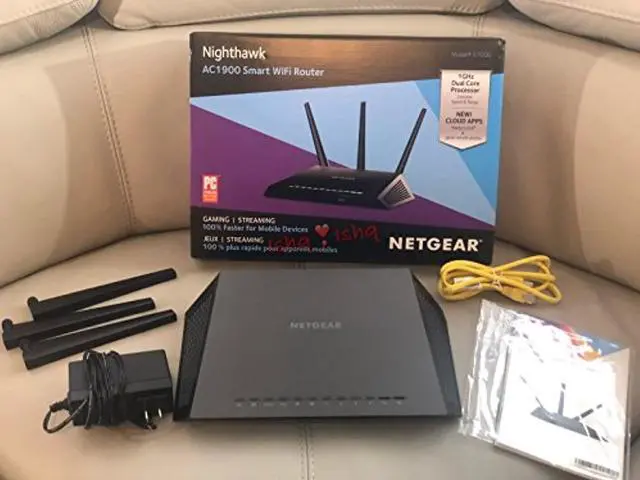 Alt view image 19 of 20 - NETGEAR Nighthawk AC1900 Dual Band Wi-Fi Gigabit Router (R7000)