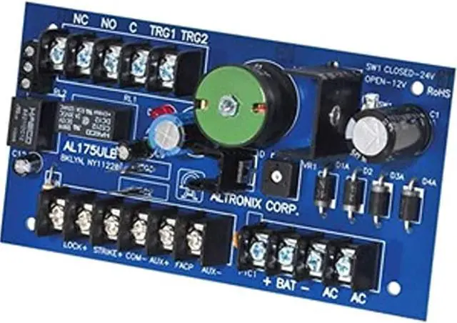 Alt view image 6 of 7 - ALTRONIX AL175ULB Power Supply 2Out 12Dc Or 24Dc @ 1.75A