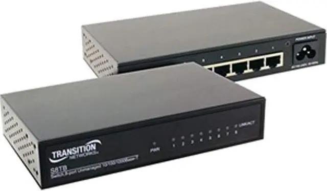 Alt view image 5 of 15 - Transition Networks Unmanaged Switch