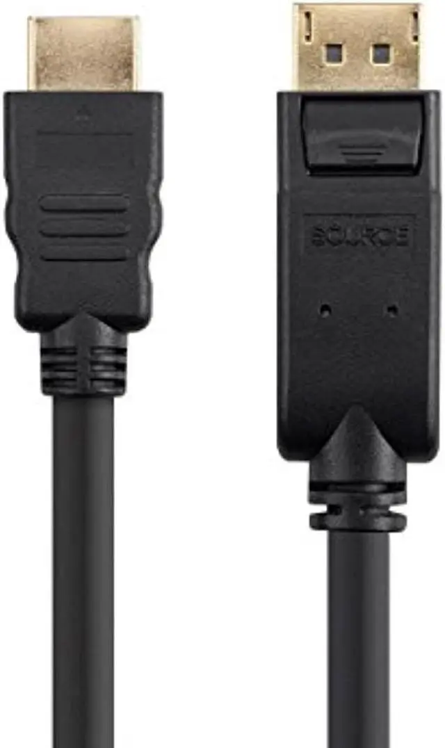 Alt view image 16 of 20 - Monoprice DisplayPort 1.2a to HDTV Cable - 6 Feet, Supports Up to 4K Resolution And 3D Video - Select Series