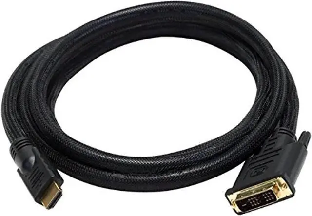 Alt view image 9 of 13 - Monoprice 6Ft 24Awg Cl2 High Speed Hdmi To Dvi Adapter Cable W / Net Jacket - Black