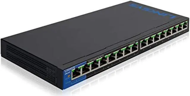 Alt view image 3 of 4 - Linksys 16-Port Business Desktop Gigabit PoE-Plus Switch (LGS116P)