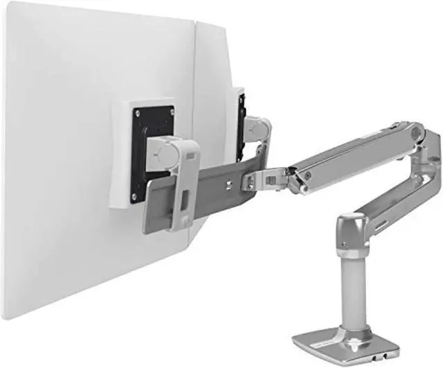 Alt view image 10 of 20 - ERGOTRON 45-489-026 LX Dual Direct Arm Desk Mount - 32-inch - Aluminum