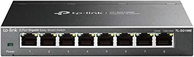 Alt view image 2 of 3 - tp-link tl-sg108e 8-port gigabit easy smart switch (tl-sg108e)