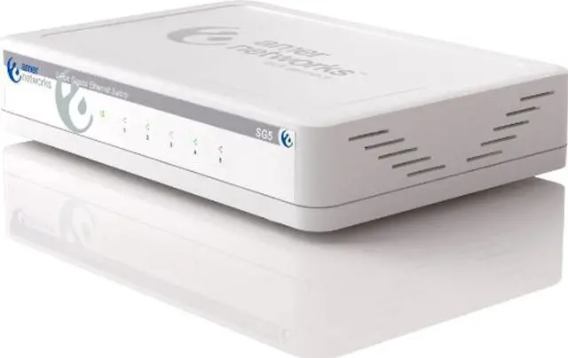 Alt view image 5 of 10 - Amer 5 Port Gigabit Ethernet Switch