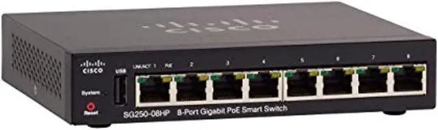 Alt view image 12 of 15 - Sg250-08Hp 8-Port Gigabit Poe Smart Switch