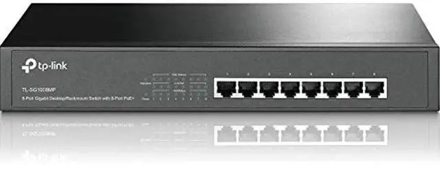 Alt view image 7 of 20 - TP-Link TL-SG1008MP - switch - 8 ports - unmanaged - rack-mountabl (TL-SG1008MP)