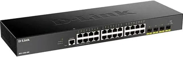 Alt view image 5 of 8 - D-Link 28 Port 10G SFP+ Managed Smart Switch DGS125028X6KV