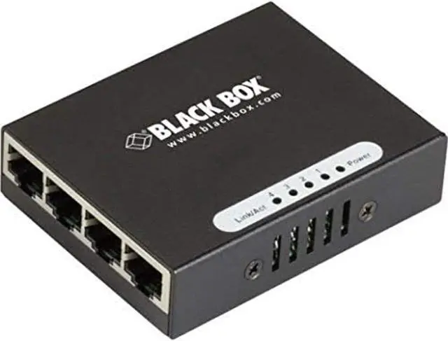 Alt view image 3 of 7 - Black Box USB-Powered Gigabit 4-Port Switch with EU Power Supply