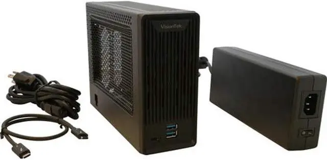 Alt view image 3 of 11 - VisionTek Thunderbolt 3 Mini eGFX - External GPU enclosure - Thunderbolt 3