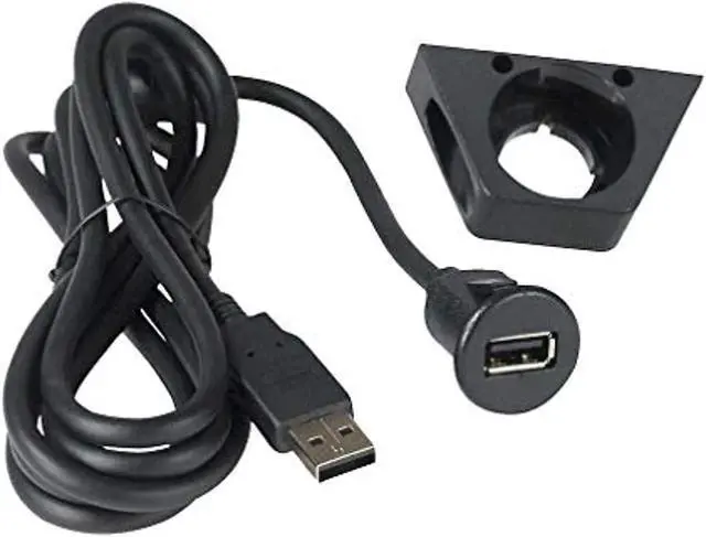 Alt view image 6 of 9 - PAC USBDMA6 6 ft. Ext Cable USB Dash Mount Bracket