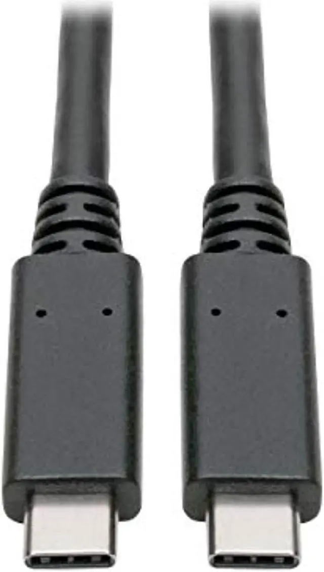 Alt view image 8 of 9 - Tripp Lite U420-003-5A USB-C to USB-C Cable (M/M) - 3.1, 5 Gbps, 5A Rating, Thunderbolt 3 Compatible, 3 ft.
