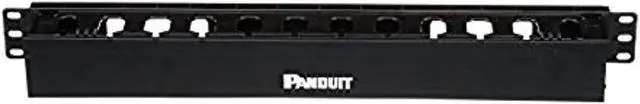 Alt view image 3 of 6 - Panduit WMPLFSE PANDUIT PatchLink Horizontal Cable Manager - Cable Manager - Black - 1U Rack Height - 19" Panel Width