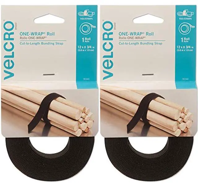 Alt view image 20 of 20 - VELCRO USA Inc VEK90340 Get A Grip Velcro - 0.75" x 12.00 ft. - Black