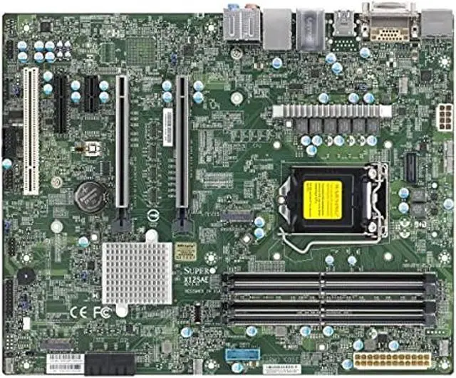Alt view image 2 of 11 - Supermicro X12SAE Motherboard - Intel W480 Chipset, support Intel Comet lake-S