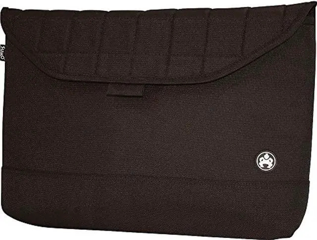 Alt view image 11 of 11 - Sumo - MacBook 15" Nylon Sleeve - Black w/White Stitching
