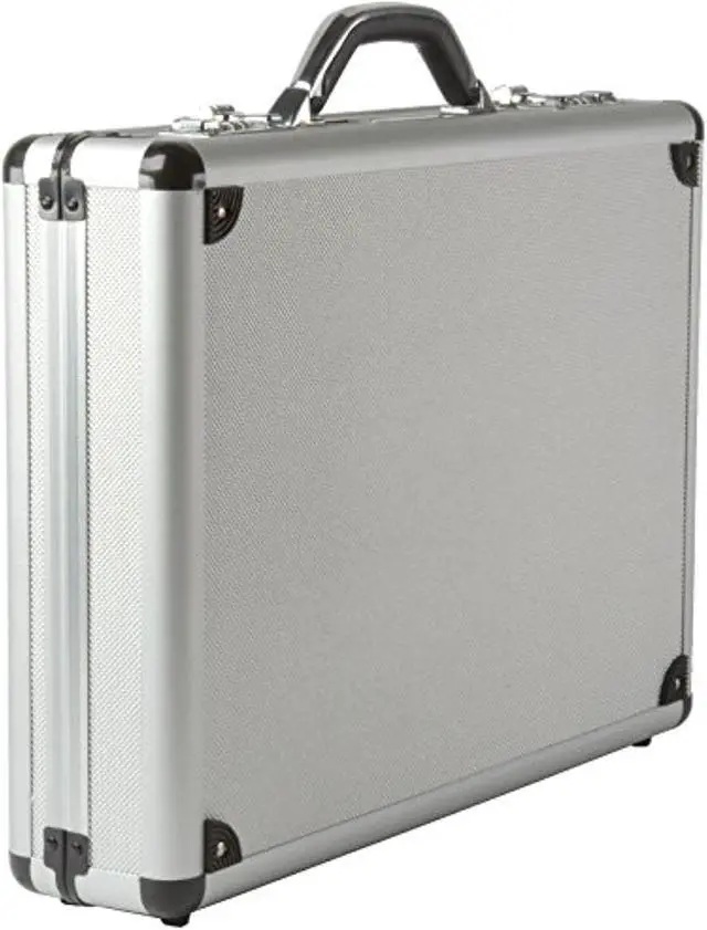 Alt view image 9 of 10 - Alpine Swiss Executive Aluminum Briefcase Padded Laptop Briefcase For Men Hard Shell Attache Case Combo Lock Business Case