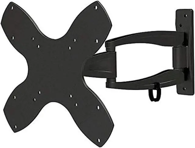 Alt view image 2 of 9 - Monoprice Full Motion Single-Stud TV Wall Mount Bracket For 23" To 43" TVs up to 44lbs, Max VESA 200x200, Works