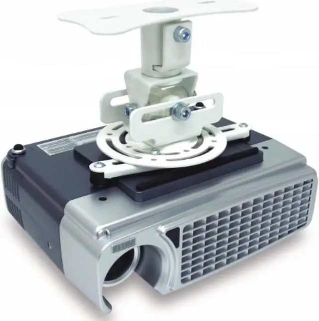 Main image of atdec th-wh-pj-fm flush to ceiling projector mount for displays up to 33-pound, white