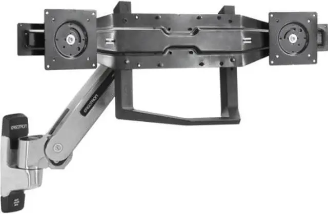 Alt view image 4 of 6 - ERGOTRON DUAL MONITOR & HANDLE KIT FOR INTERACTIVE ARM.CONVERT A SINGLE-MONITOR