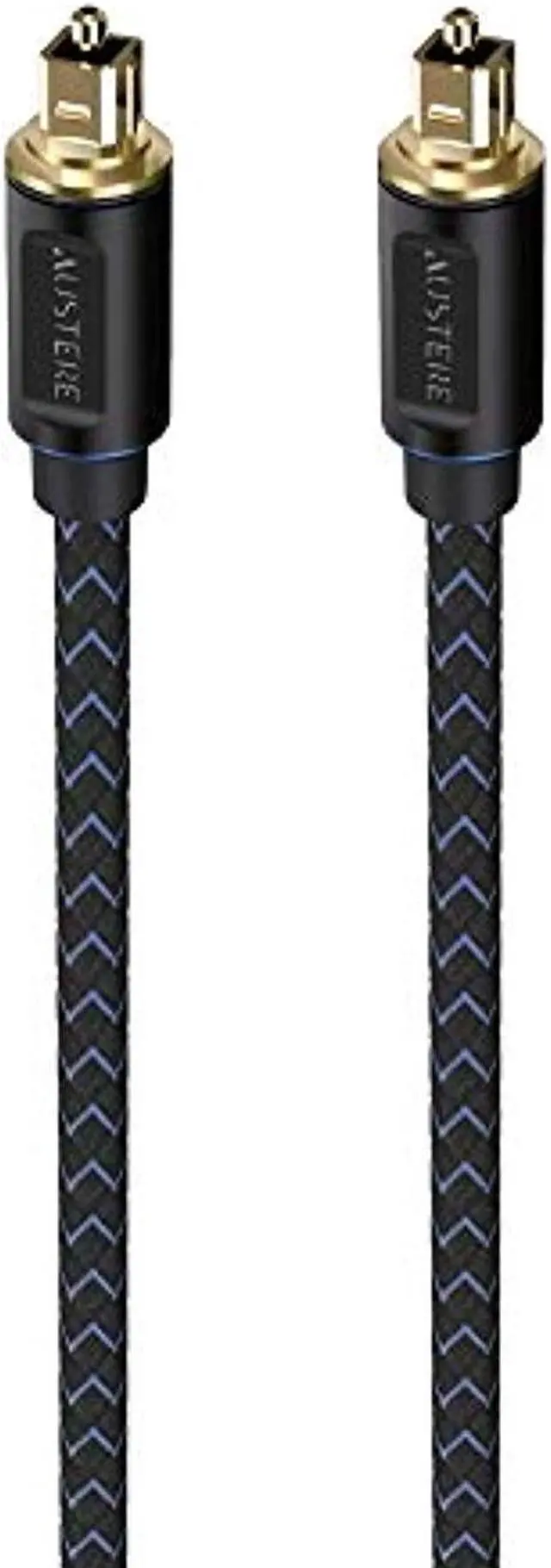 Alt view image 12 of 12 - Austere V Series Optical Audio Cable 2.0m \\ Pure Gold Connectors, Precision-Polished Termination for Digital Audio Accuracy, aDesign Precision LinkFit Housing & WovenArmor Cable