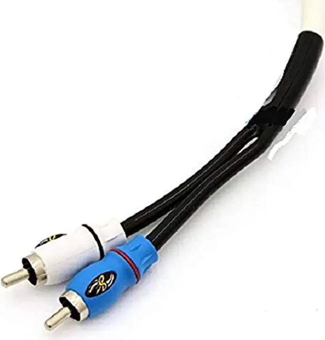 Alt view image 3 of 4 - Marine Series 6.6' Audio RCA Cable - White