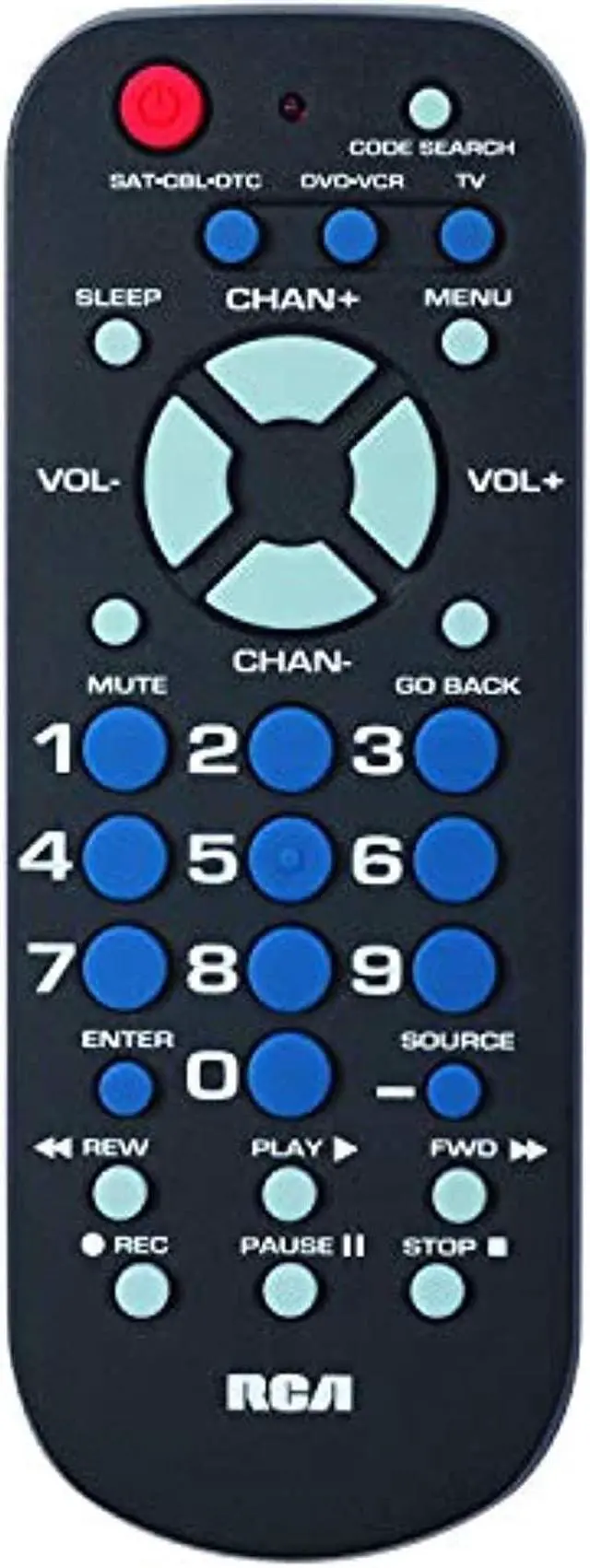 Alt view image 13 of 15 - RCA RCU503BR Universal Remote Control
