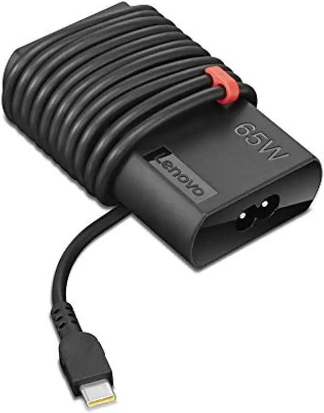 Alt view image 3 of 6 - Lenovo ThinkPad 65W Slim AC Adapter (USB Type-C)