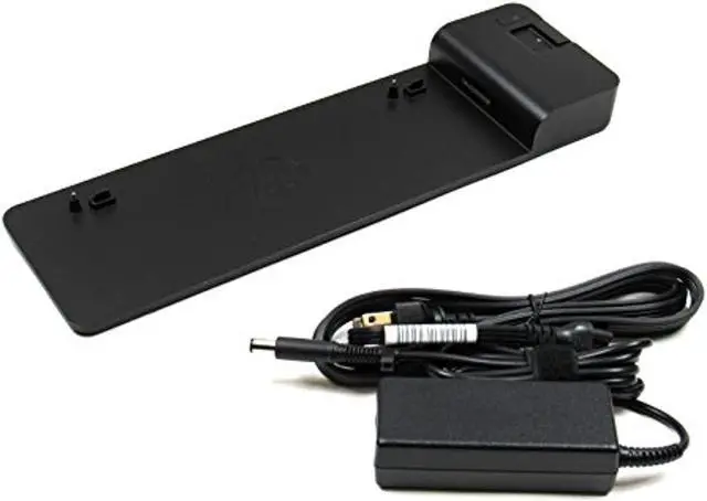 Alt view image 2 of 2 - new genuine hp ultraslim docking station with 65w ac adapter 732252-001